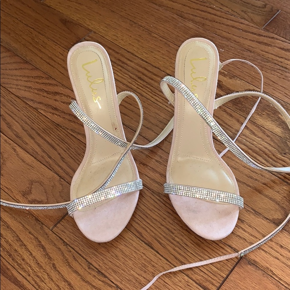 Lulus lace-up heels